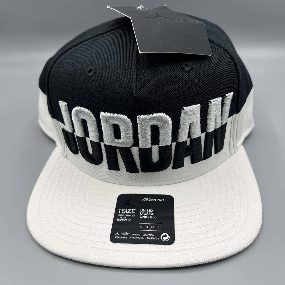 Air Jordan‎ Hat Men White Black Panda Jumpman Pro Snap Back Cap New